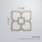 Ekena Millwork Small Olivia Decorative Fretwork Wood Wall Panels, Birch, 11 3/8"W x 11 3/8"H x 3/8"T WALW12X12X0375OLVBI - alternate 6